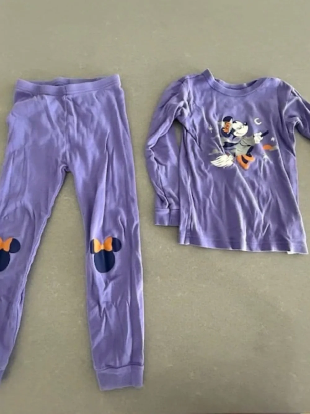 Gap Toddler 100% Organic Cotton PJ Set Bundle 5T 5 Years Halloween Disney Minnie
